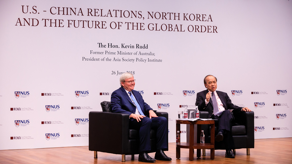 Kevin Rudd: U.S. - China Relations, North Korea & the Future of the Global Order
